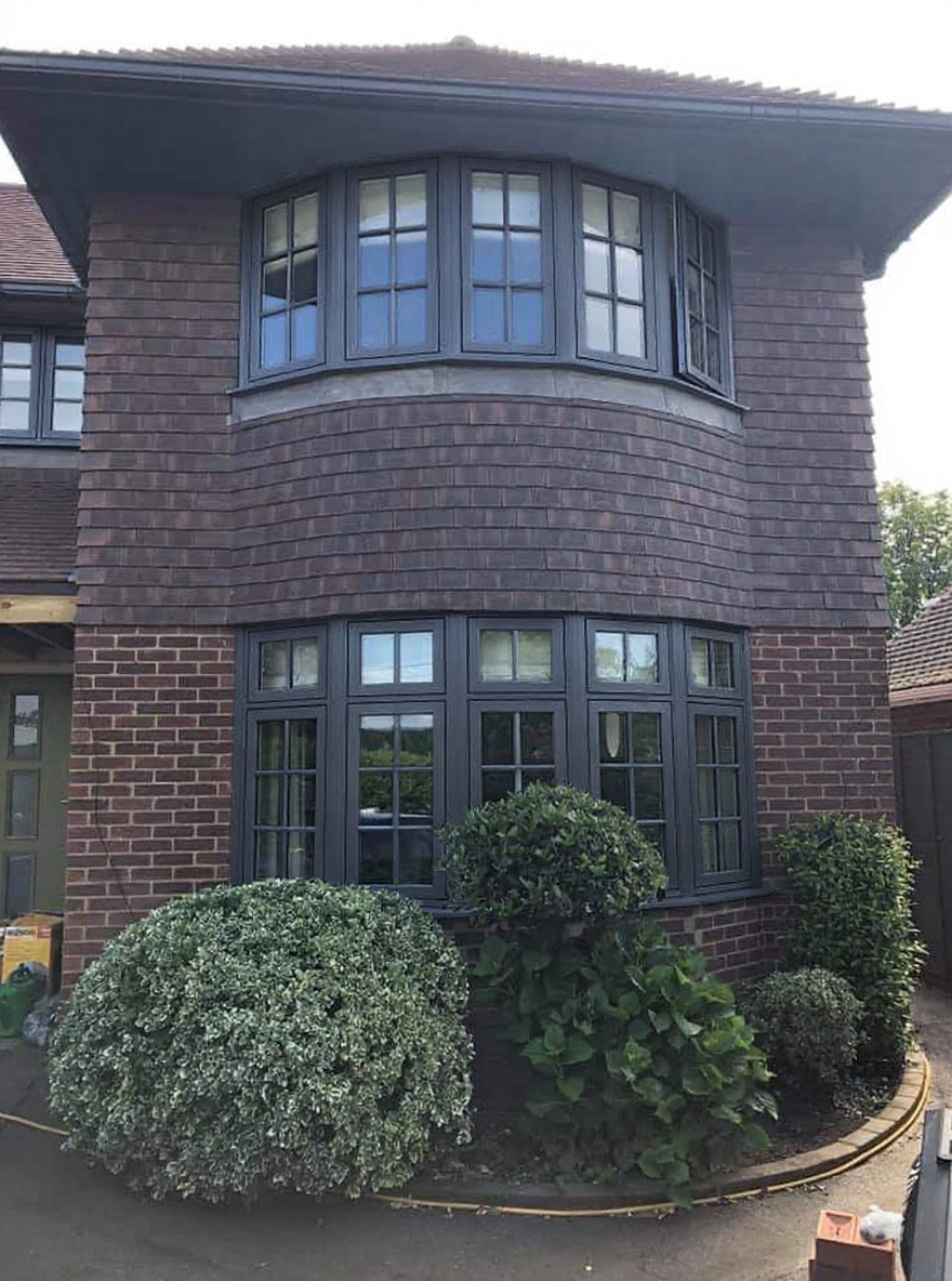 After — new window frames